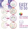 10 Pre-Stamped Embroidery Patterns for Beginners Embroidery Kit